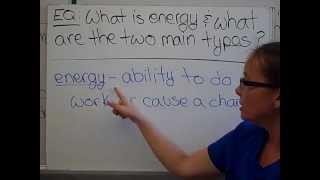 Kinetic and Potential Energy