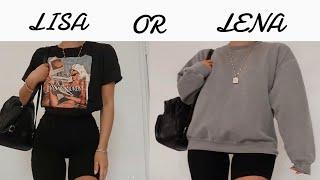 LISA & LENA [ Clothes, Food ,Accessories..etc] Which would you rather