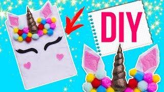 DIY Пушистая канцелярия / Кавайный единорожек / Канцелярия своими руками / Снова в школу  Afinka
