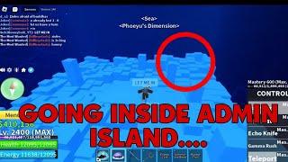 ADMIN SECRET ISLAND IS BUGGED??.... ( Blox Fruits )