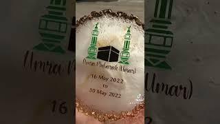 Umrah Gift | Resin Coaster| Resin Elysium #art#artsy#beautiful #explore #photooftheday
