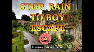 stop rain to boy escape video walkthrough