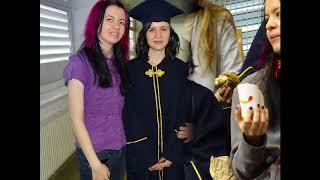 Dorina diploma átvétele
