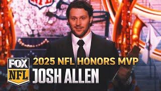 Bills QB Josh Allen wins MVP  2025 NFL Honors