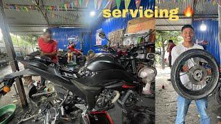 Third time servicing total service cost of our bike || Gixxer250