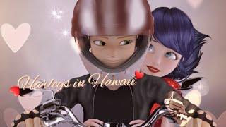 Harleys in Hawaii️ | Adrienette | Ladynoir️ | Song || Miraculous AMV||   {slowed reverb}️