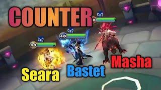 Counter Seara Bastet Masha Siege Battle Summoners War | SW YUK