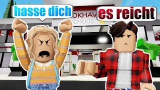 ️STREIT️ mein FREUND  & meine BESTE FREUNDIN ‍️ streiten  in BROOKHAVEN  Roblox Story