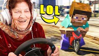 MY BABUSHKA PLAYS THE FUNNIEST GTA 5 MODS! 