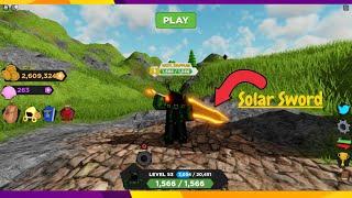 CRAFTING THE NEW SOLAR SWORD ULTIMATE IN TREASURE QUEST! [ROBLOX]