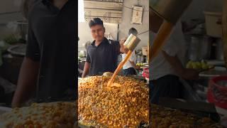 Punjabi Chole Kulche Bulk Making in Vadodara #streetfood