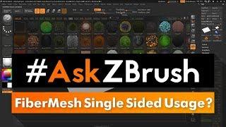 #AskZBrush: “How can I use FiberMesh so that it only affects one side of a model?”