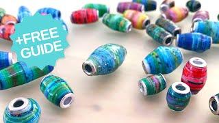 Learn the BEST HACKS to Make GORGEOUS FANCY Paper Beads