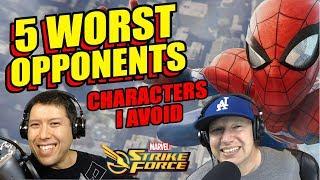 The 5 Worst Opponents I Avoid in Blitz with MobileGamer- Marvel Strike Force