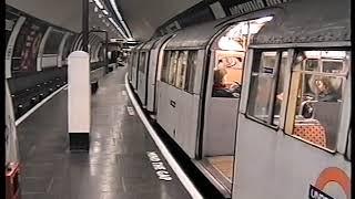 London Underground-59+62 Stock & Clapham Island platforms 1998