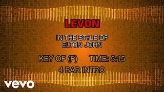 Elton John - Levon (Karaoke)