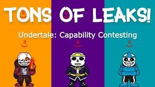 Tons of Leaks! Confirmed Characters! + More reworks - Undertale: Capability Contesting