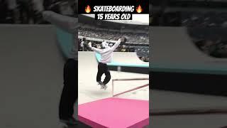 15 years old Skateboarding prodigy @ X-Games  