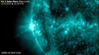 First M-Flare In Over A Week! - Parts Of U.S. Could See 2 feet Of Snow As Winter Squall Moves East