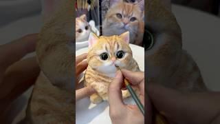 Even when angry, the cat looks so adorable. #squishy #cat #cute #diy #handmade