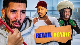 SETTLING BEEF AT THE STORE | Retail Royale w/ Berleezy, Rico The Giant