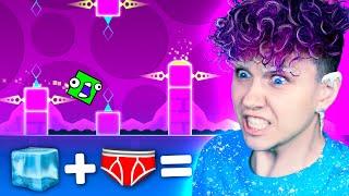 ПРОИГРАЛ - Кубик ЛЬДА в ШТАНЫ  Geometry Dash Challenge