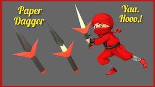 Paper Dagger | Easy Origami Dagger | Craft with Hussain