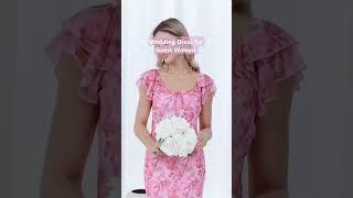 Wedding Dress for Guest Women | monica fashion google #shortsusa #fashion