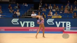 Selin KILAVUZ (TUR) 2015 Rhythmic Worlds Stuttgart - Qualifications Ball