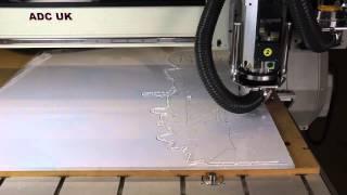 Clear Acrylic Edge Lit Sign | CNC Router | AXYZ International