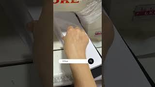 🪡 Satisfied Stitching the White PVC Fabrics #sewing #stitching #fyp #gfbags #bagmanufacturer