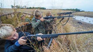 3 BOYS SHOOTING DUCKS ON YOUTH WATERFOWL OPENER!!