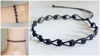 DIY easy bracelet & anklet