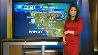 Ginger Zee mini red dress