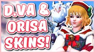 Overwatch - 2021 WINTER WONDERLAND EVENT (New D.va and Orisa Skins!)