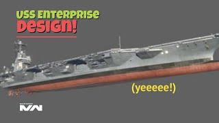 New Ship! USS Enterprise Aircraft Carrier Design | Modern Warships