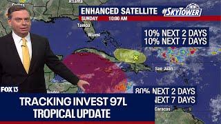 Tropical system could bring rain to Florida