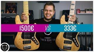 Budget Bass vs Pro Bass | Harley Benton Enhanced MJ-5MN vs Sandberg California TM5 MN