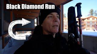 SEE BLACK DIAMOND SKIING POV.  Watch a video going down Mount Cranmore's only open Black Diamond Slo