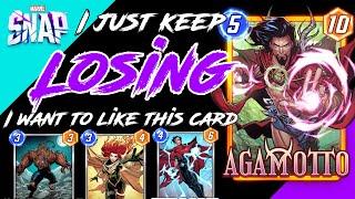 Agamotto is a FRUSTRATING card no matter what deck I try! | Marvel Snap