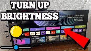 How To Turn Up Brightness On LG Smart TV