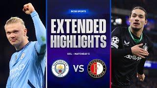 Man. City vs. Feyenoord: Extended Highlights | UCL League Phase MD 5 | CBS Sports Golazo