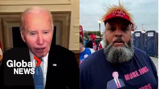 "We're not garbage": Trump supporters call out Biden gaffe, WH clarifies context