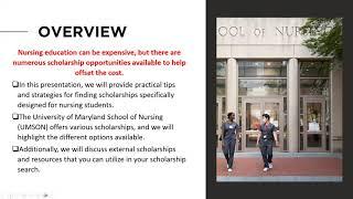 Workshop Wednesday: Path to Success: Scholarship Opportunities at UMSON