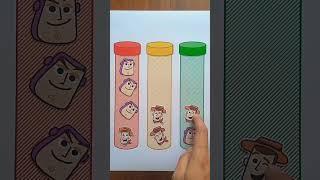 ‍ toy story games tube puzzle - diy paper games #puzzle #diy #games