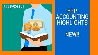 ERP Accounting Software Tutorial - Accounting Highlights!