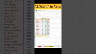 Excel Magic Trick #50 | Xlookup | #ytshorts