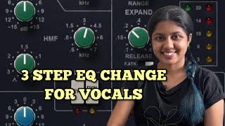 Do these 3 EQ CHANGES for a BETTER VOCAL MIX !