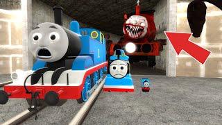 Building a Thomas Train Family Chased By Choo Choo Charles in Garry's Mod