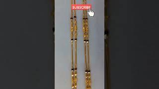 Short Gold Mangalsutra // Mangalsutra Designs #gold #trishagoldart #short #goldjewellery
